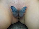 Blue Butterfly tattoo