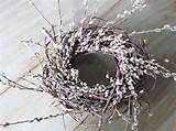 EASTER SALE Fanciful Pussy Willow Wreath