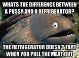 whats the difference between a pussy and a refrigerator? the ...