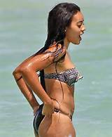 Angela Simmons Bikini Curves Flaunt the Big Round Booty in Miami Beach