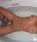 The Boobs and Pussy Patch Bathtub Nude Female Photo