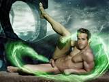 Provocative Wave For Men Super Hero Green Lantern Nude