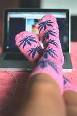 huf weed pink socks | Tumblr