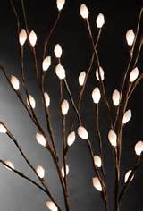 LED Pussy Willow Branches Plug-in (Set of 2)