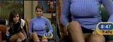 Jackie Guerrido shows her pussy on TV