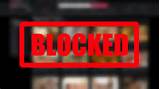 Blocked Porn Website