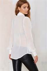 Nasty Gal Marianne Pussy Bow Blouse - Shirts + Blouses | Tops