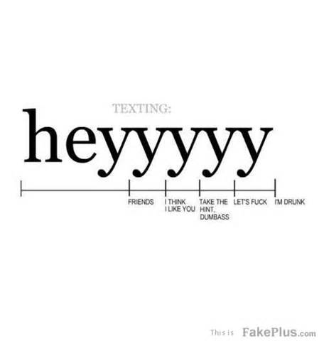 texting whats the meaning when someone texts hey?