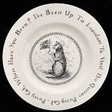 Rare Childs Plate PUSSY CAT London NURSERY RHYME Emma Bridgewater ...