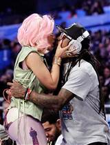 Nicki Minaj, Lil Wayne NBA All-Star Kiss + Wayneâ€™s Girlfriend Dhea ...